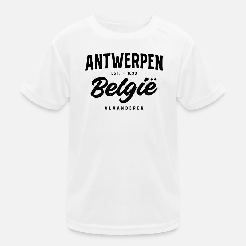Design Belgique d’Anvers – City Classics avec Fla T-shirt sport Enfant