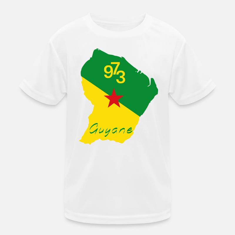Guyana Kinder Funktions-T-Shirt