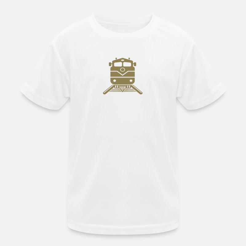 Conception du conducteur de train T-shirt sport Enfant
