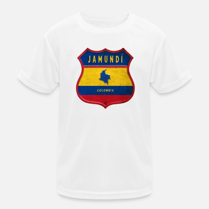 Jamundí Kolumbien Wappen Design Kinder Funktions-T-Shirt