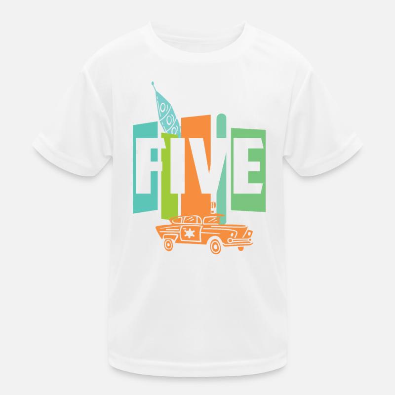 Five years old Kids Functional T-Shirt