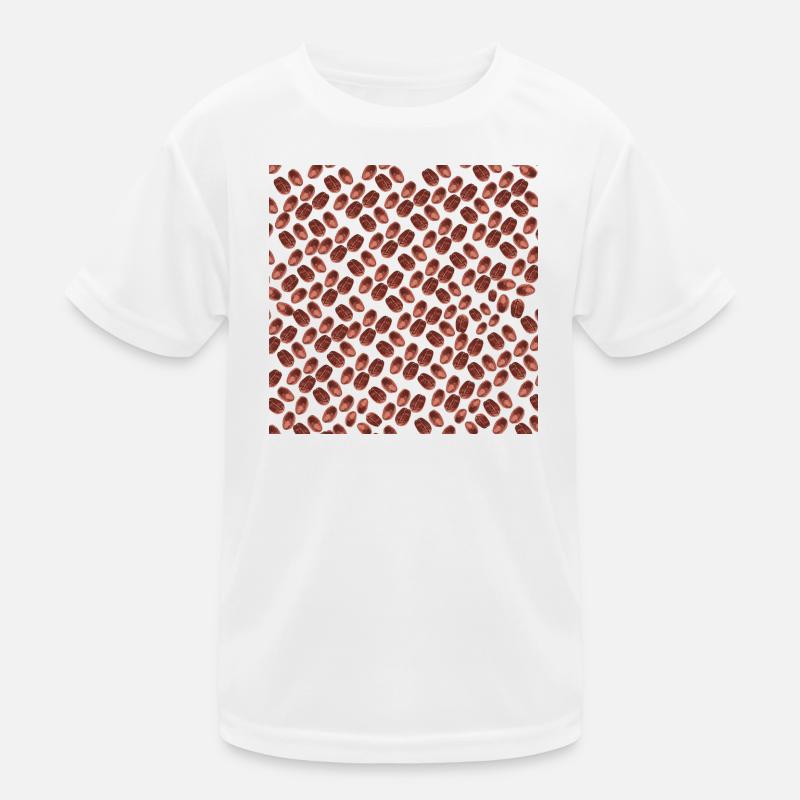 kaffeeshirts unisex, kaffeebohnenmuster Kinder Funktions-T-Shirt