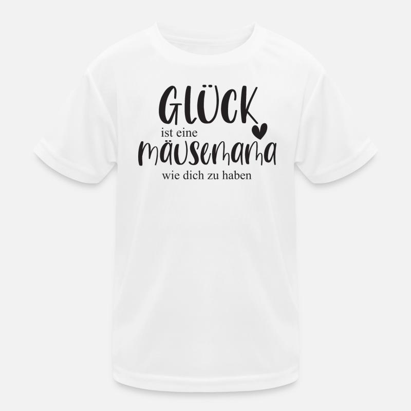 Maus Mäusemama Mäuse Haustier Nagetier Geschenk Kinder Funktions-T-Shirt