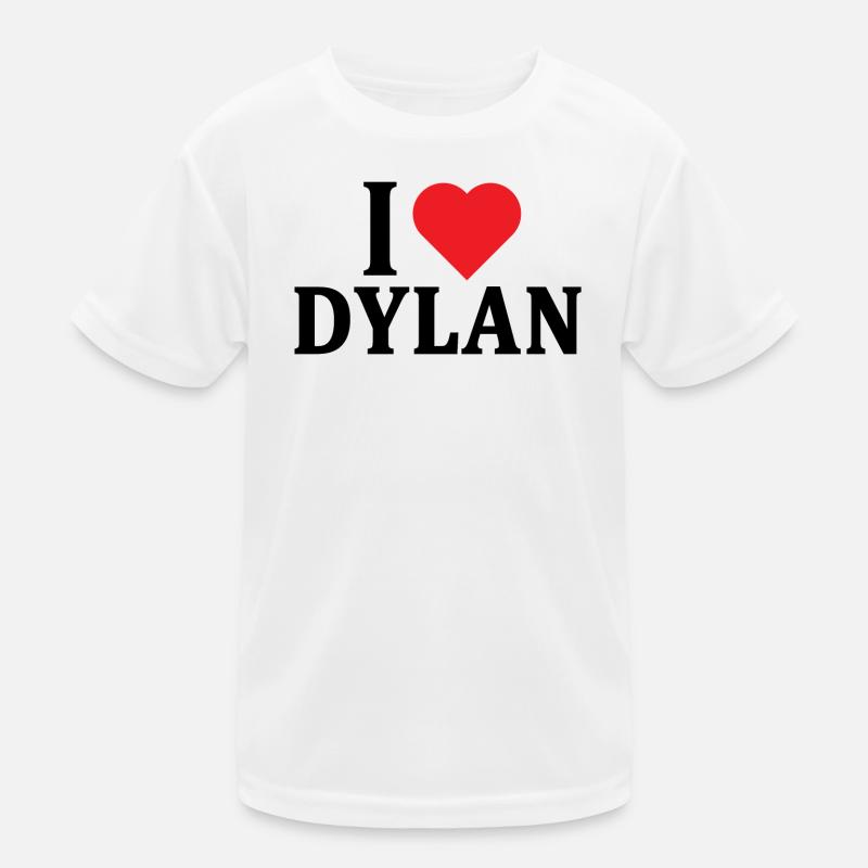 T-shirt I love Dylan t-shirt gift idea Kids Functional T-Shirt