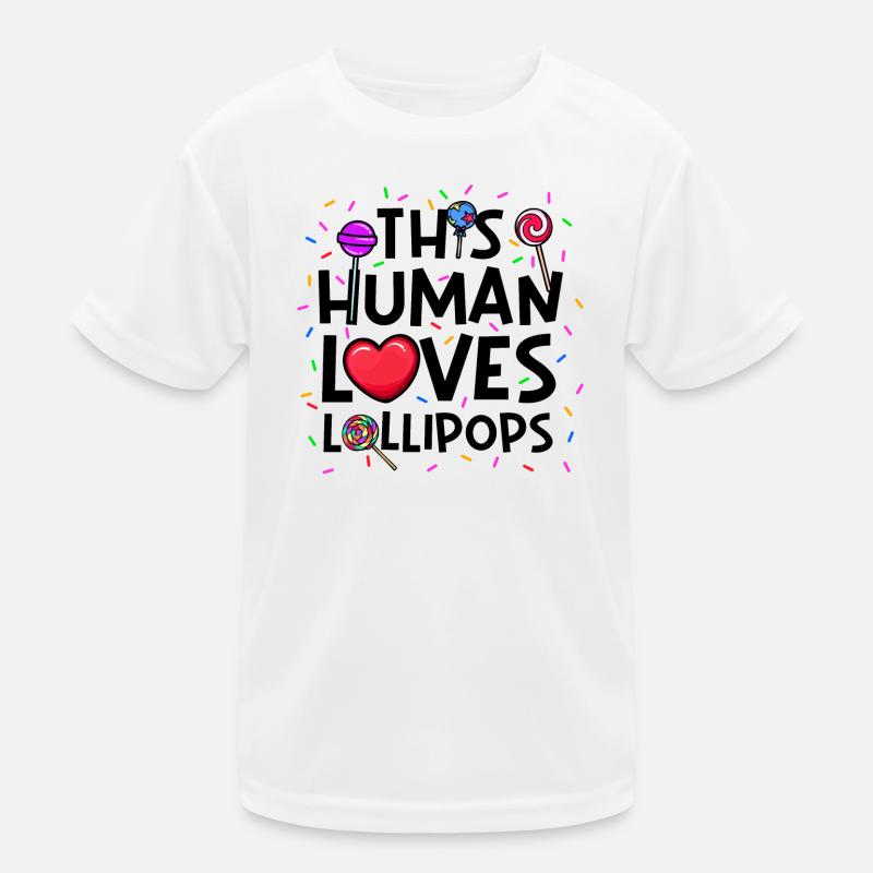 Sweet Tooth Statement Sweets Candy Kids Functional T-Shirt