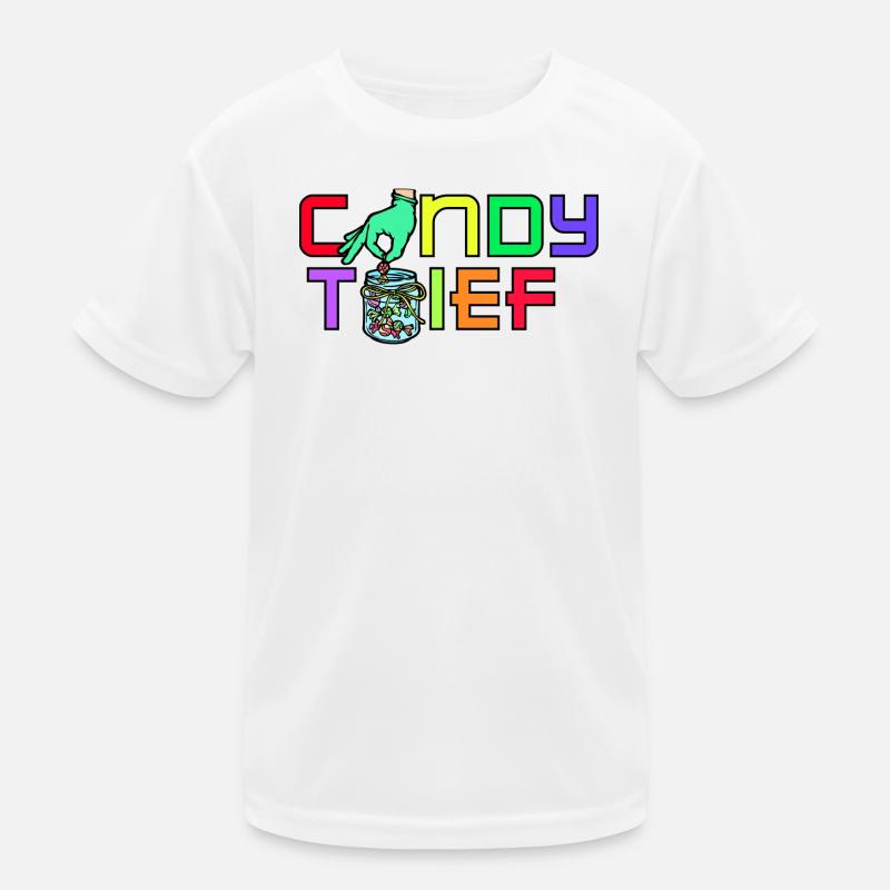Sweet Candy Candy Dessert Statement Kids Functional T-Shirt