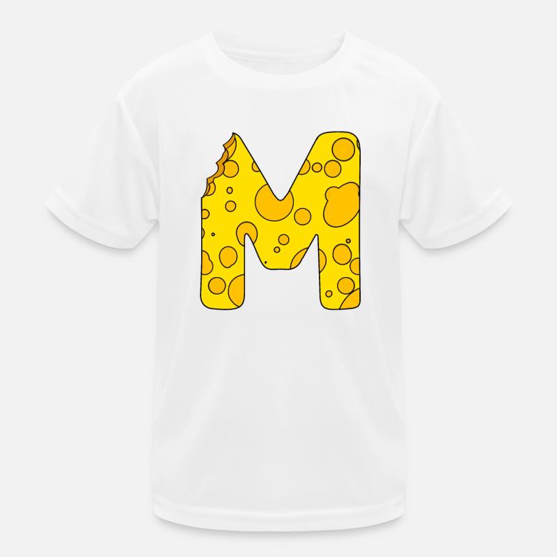Lettre M T-shirt sport Enfant