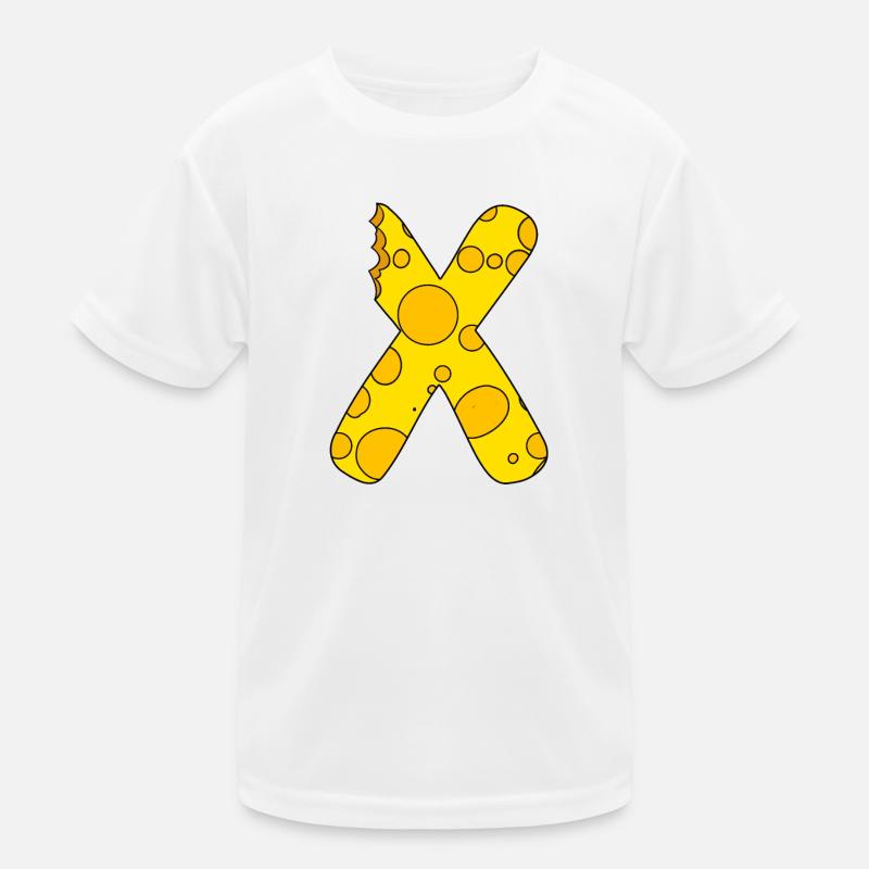 Buchstabe X Kinder Funktions-T-Shirt
