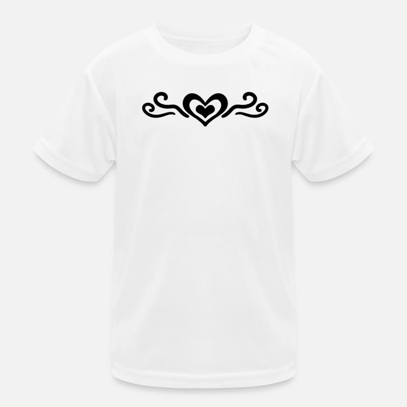 Herz Dekoration Geschenk Kinder Funktions-T-Shirt