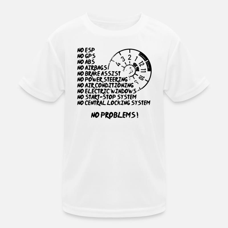 "No Problems" Kinder Funktions-T-Shirt