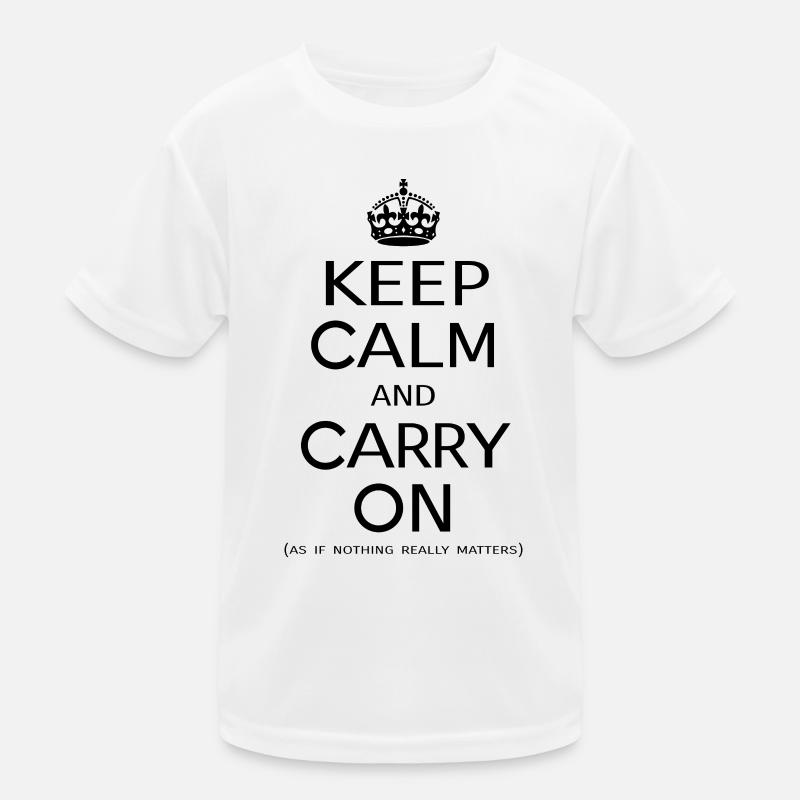 Keep calm [black] Kids Functional T-Shirt