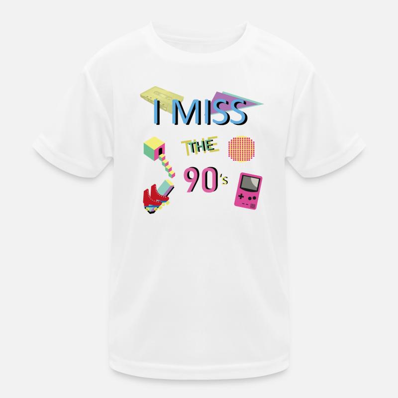 Nostalgic 90s theme Kids Functional T-Shirt