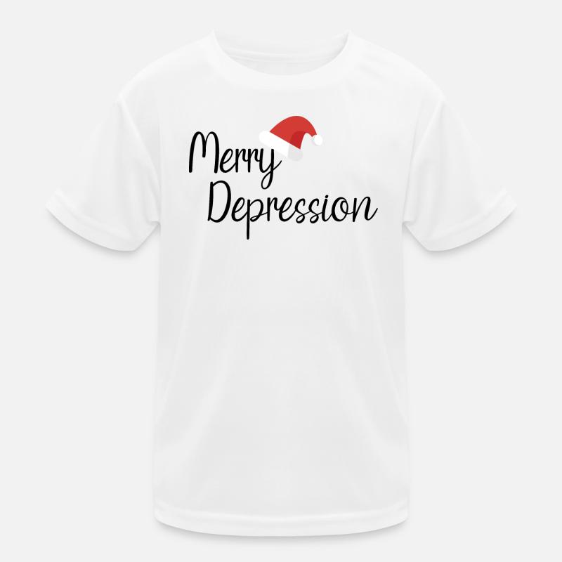 Merry Depression Kids Functional T-Shirt