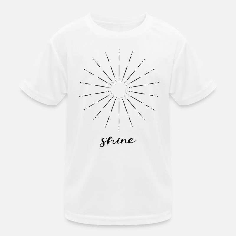 Shine - Kids Functional T-Shirt - white