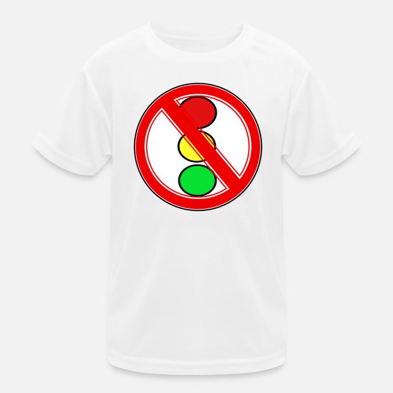 Ampel Verbotsschild Kinder Funktions-T-Shirt