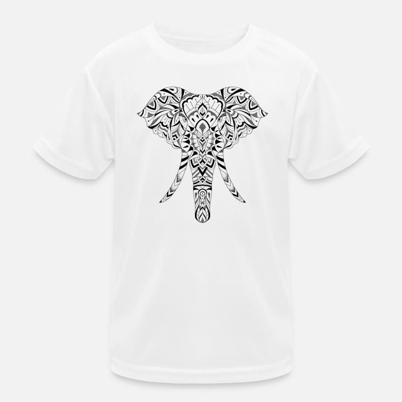 Graphic Elephant Kids Functional T-Shirt