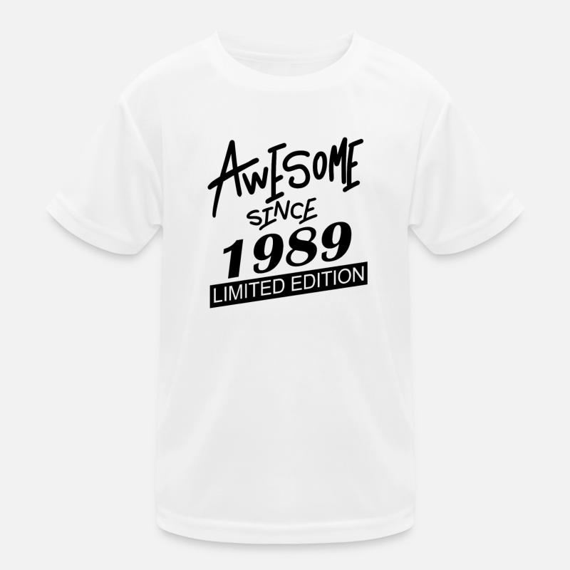 1989 - Born 1989 Kids Functional T-Shirt