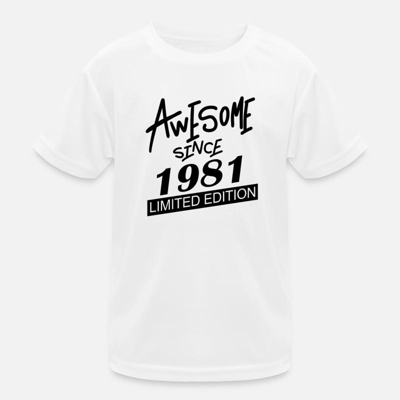 1981 - Né en 1981 T-shirt sport Enfant