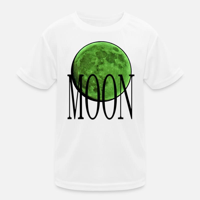 Cradle - Emerald Green Moon Kids Functional T-Shirt