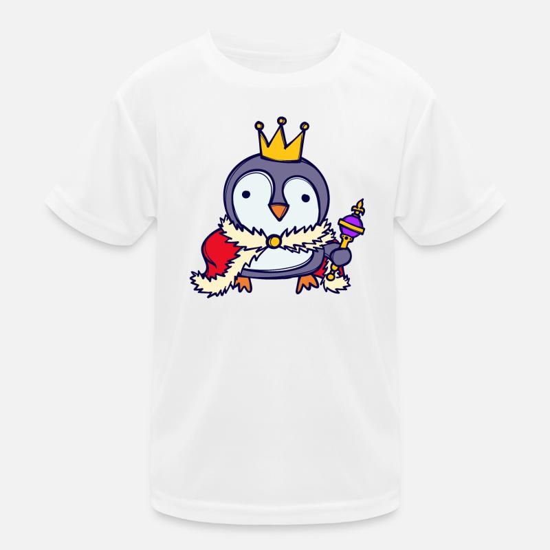 Zoo Cool Süß Pinguin Tier Vogel Arktis Seevogel Kinder Funktions-T-Shirt