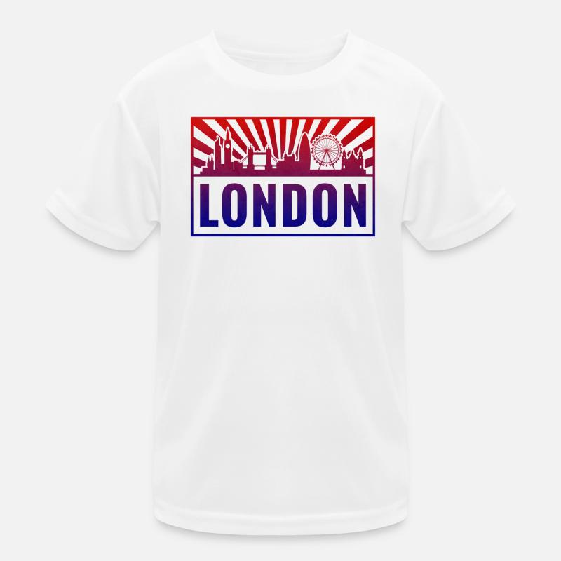 Silhouette de London Gradient T-shirt sport Enfant
