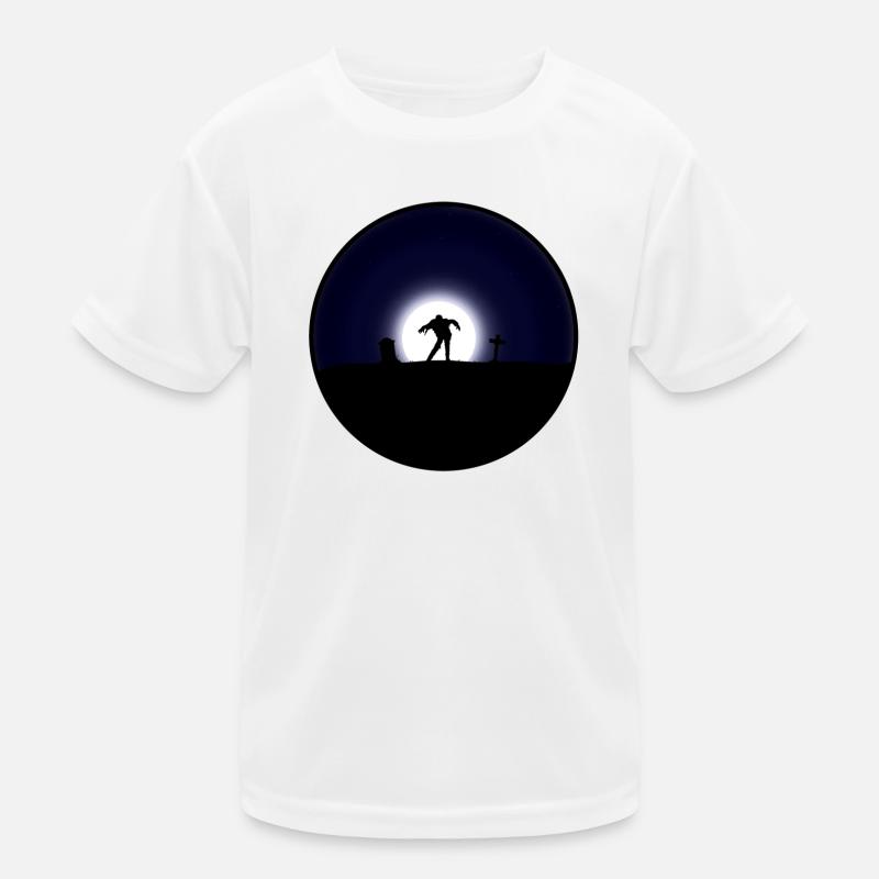 Zombie Sighting at Midnight Kids Functional T-Shirt