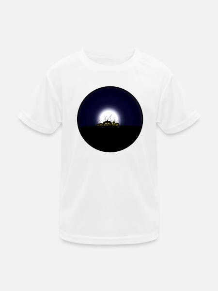 Spooky Season - Kinder Funktions-T-Shirt - Weiß