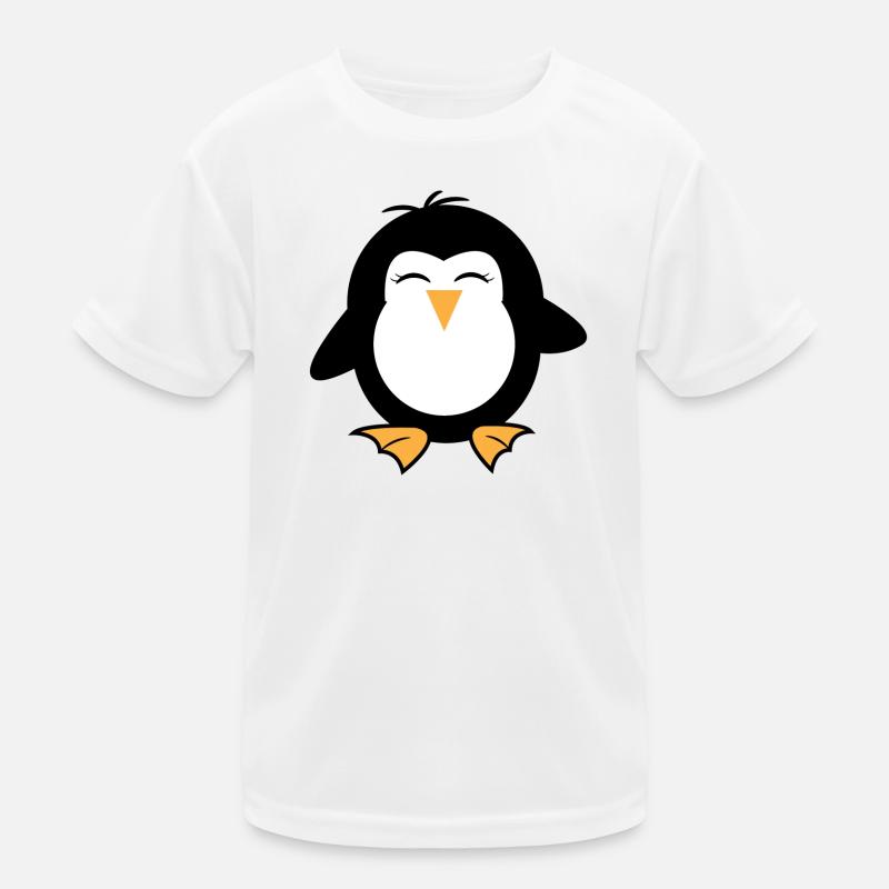 Seevogel Tier Süß Pinguin Vogel Arktis Kinder Funktions-T-Shirt