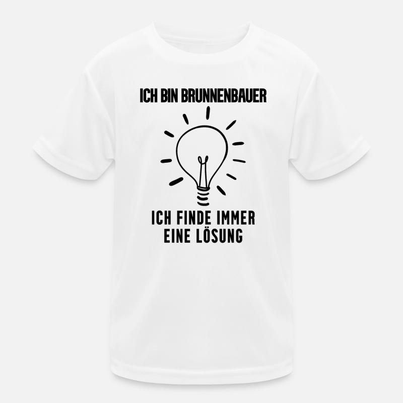 Brunnenbauer Kinder Funktions-T-Shirt