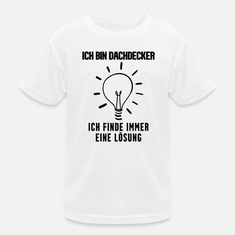 Dachdecker Kinder Funktions-T-Shirt