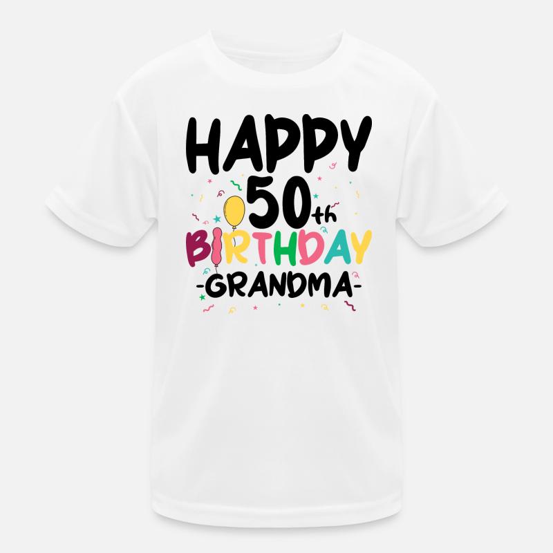 Geburtstags-Burst-Briefe Kinder Funktions-T-Shirt