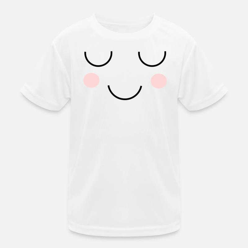 Kawaii Face Kids Functional T-Shirt
