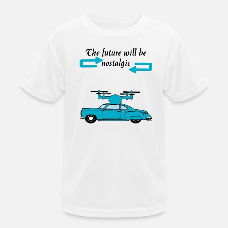 Der Futur wird nostalgisch sein Kinder Funktions-T-Shirt