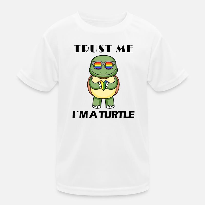 Schildkröte Kinder Funktions-T-Shirt