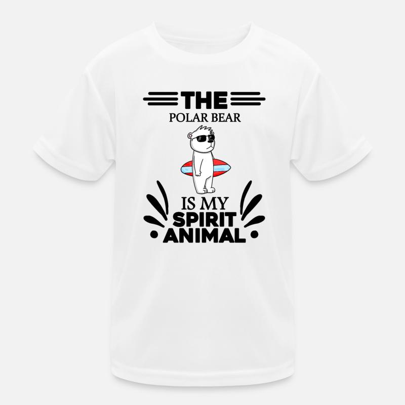 Polar Bear Polar Bear Bear Kids Functional T-Shirt