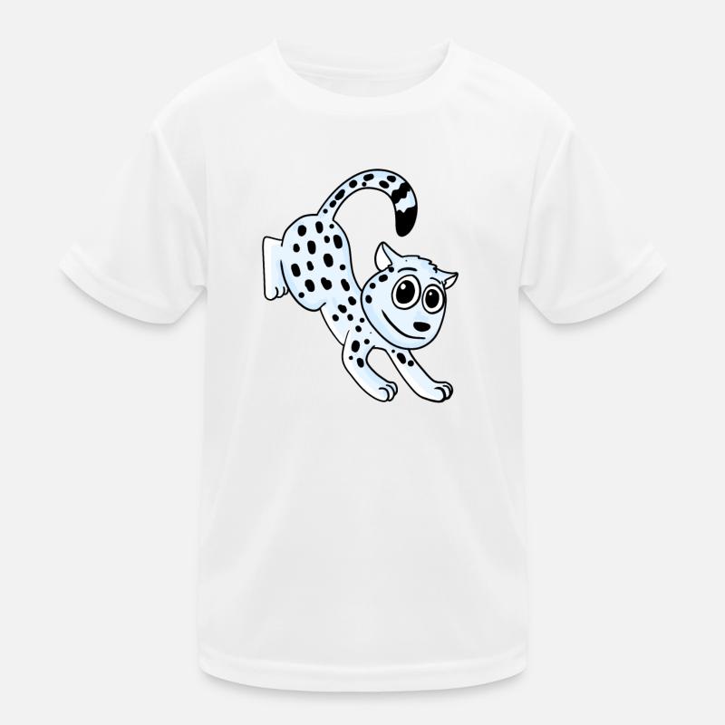Snow Leopard Leopard Kids Functional T-Shirt
