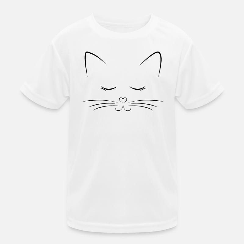 Meow! Katze Illustration Kinder Funktions-T-Shirt