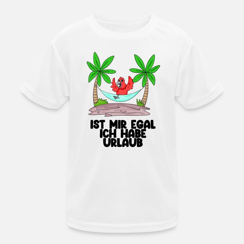 Urlaub Kinder Funktions-T-Shirt