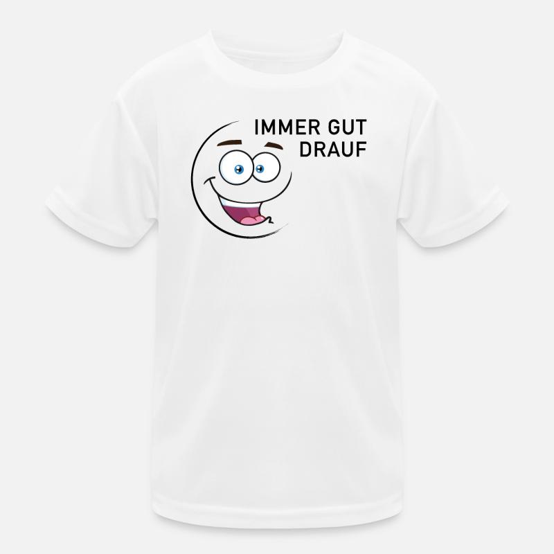 Immer gut drauf | smiley Kinder Funktions-T-Shirt