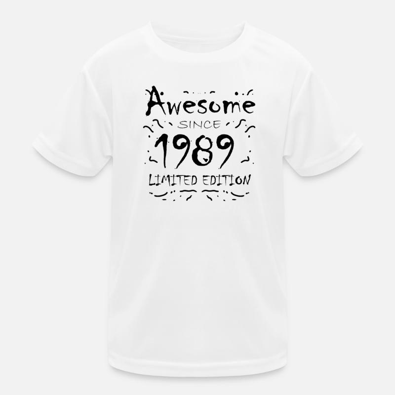 1989 - Born 1989 Kids Functional T-Shirt