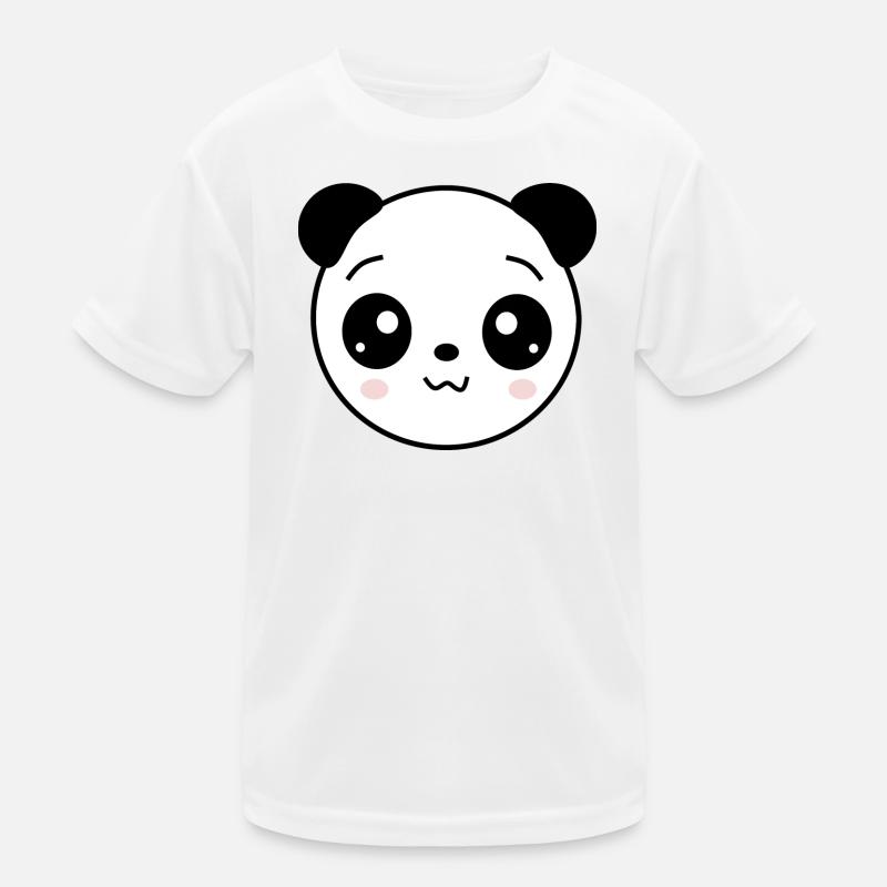 Panda Pandabär Bär Bärchen Gesicht Augen cute Kinder Funktions-T-Shirt