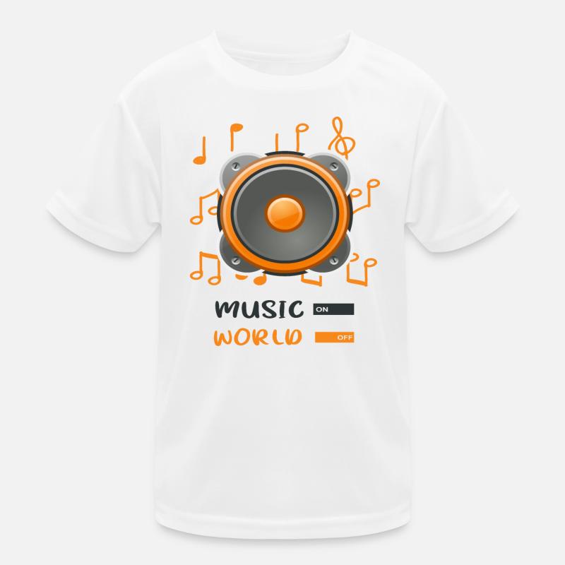 jukebox to world off Kids Functional T-Shirt