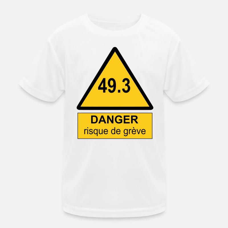 49.3 danger T-shirt sport Enfant