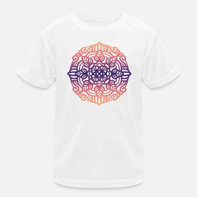 Mandala Kinder Funktions-T-Shirt