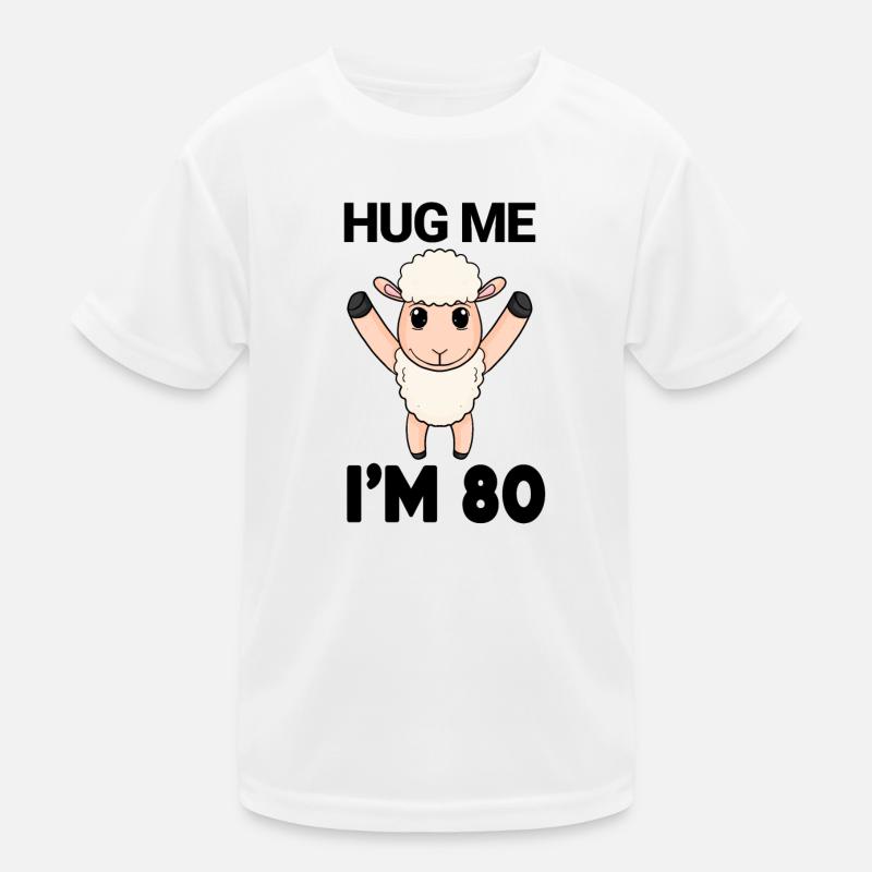 80 birthday - 80 years - hug Kids Functional T-Shirt