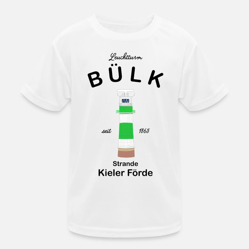 Leuchtturm Bülk, Strande, Kieler Förde, Ostsee Kinder Funktions-T-Shirt