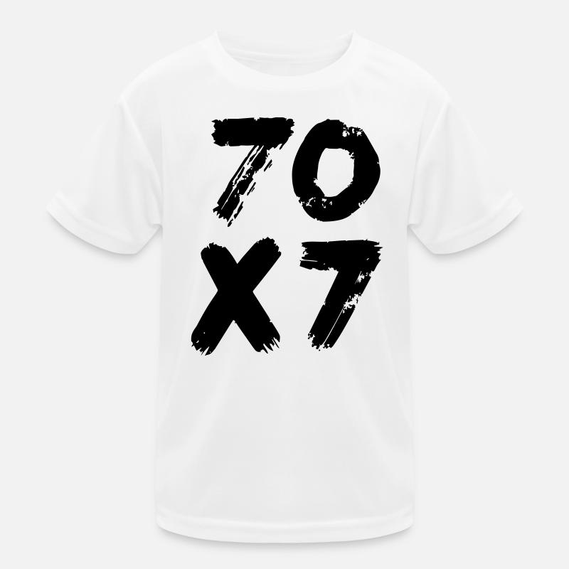 70x7: Pardon infini - Evangile de Matthieu T-shirt sport Enfant