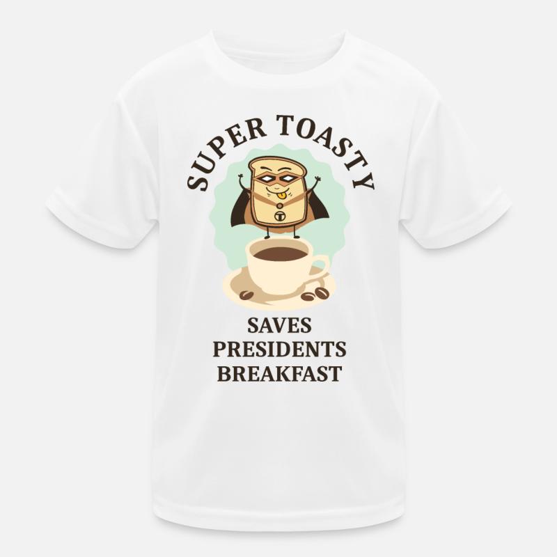 Super Helden Toast Brot Kinder Funktions-T-Shirt