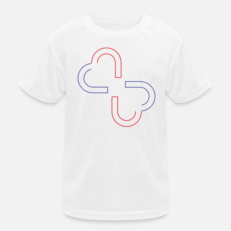 Dual Core - Kids Functional T-Shirt - white
