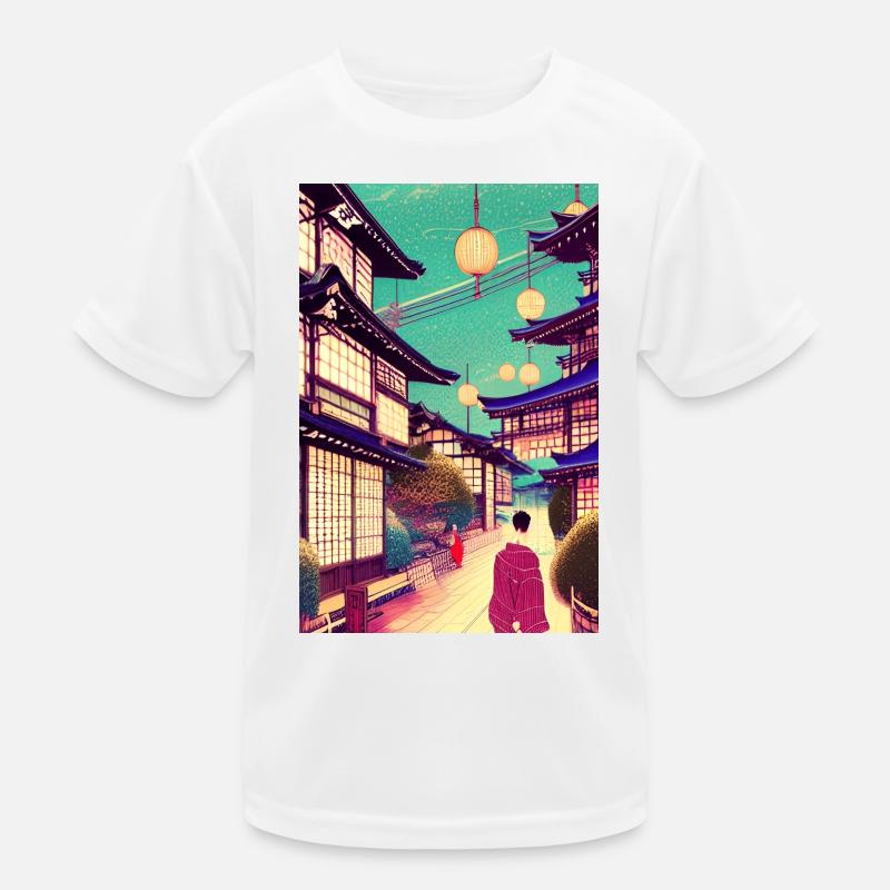 Print 8 - Kids Functional T-Shirt - white
